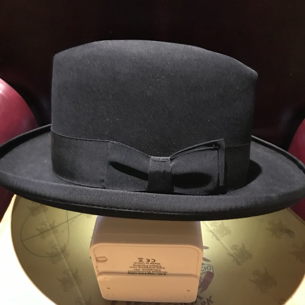 Vintage Lee Fifth Avenue Water Bloc Black Fedora